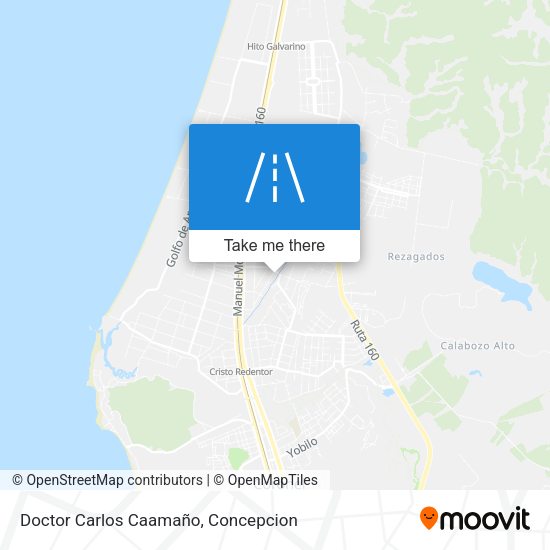 Doctor Carlos Caamaño map