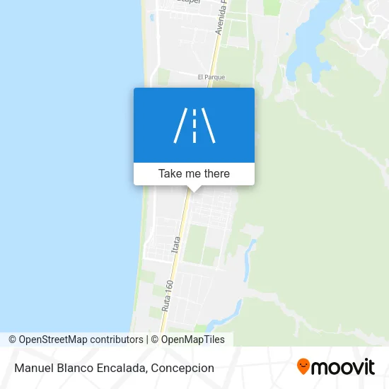 Mapa de Manuel Blanco Encalada