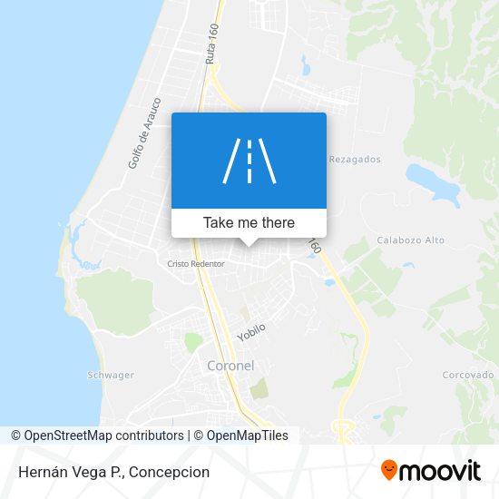 Mapa de Hernán Vega P.