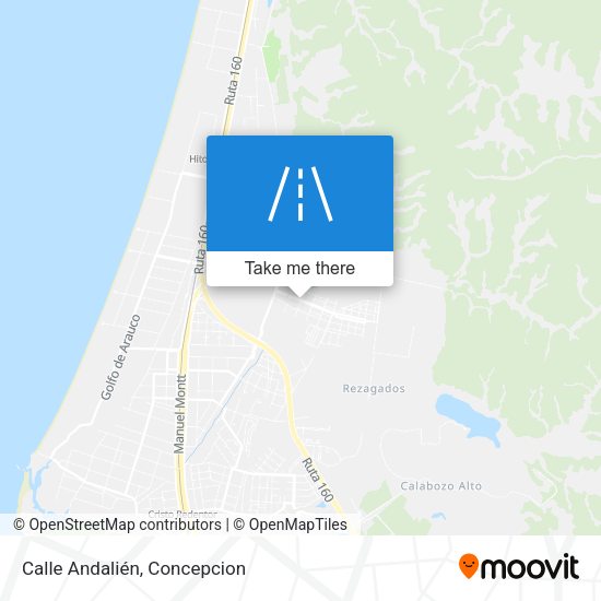 Mapa de Calle Andalién