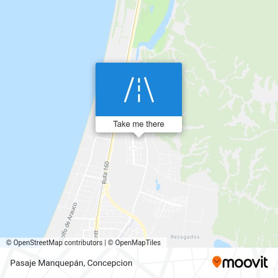 Pasaje Manquepán map
