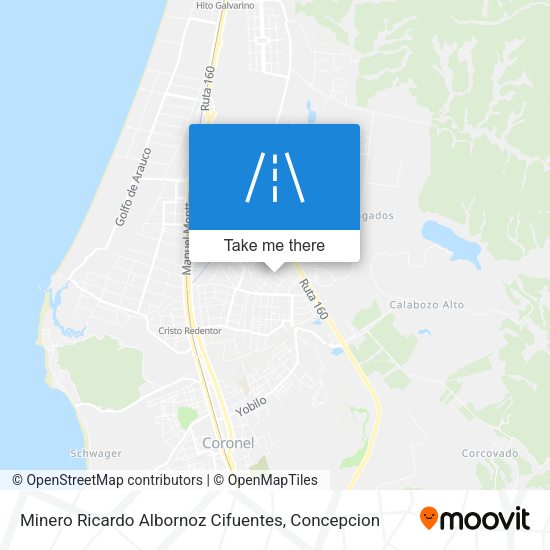 Minero Ricardo Albornoz Cifuentes map