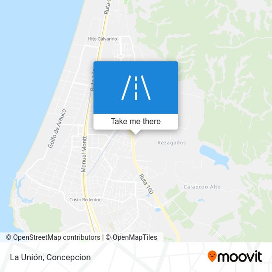 Mapa de La Unión