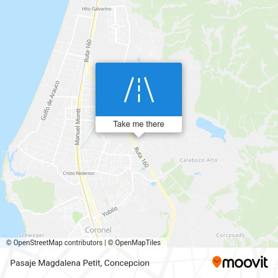Mapa de Pasaje Magdalena Petit