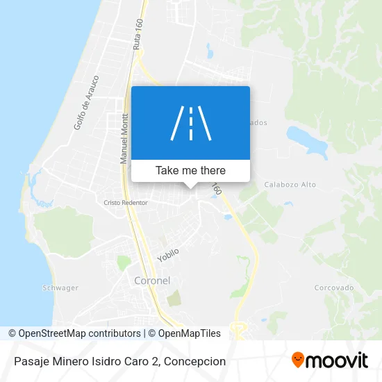 Mapa de Pasaje Minero Isidro Caro 2