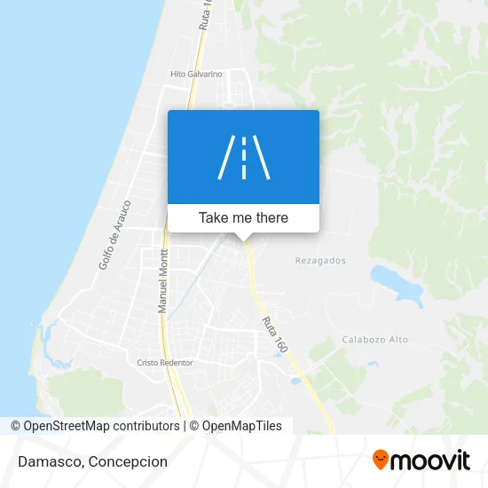 Mapa de Damasco