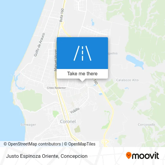 Mapa de Justo Espinoza Oriente