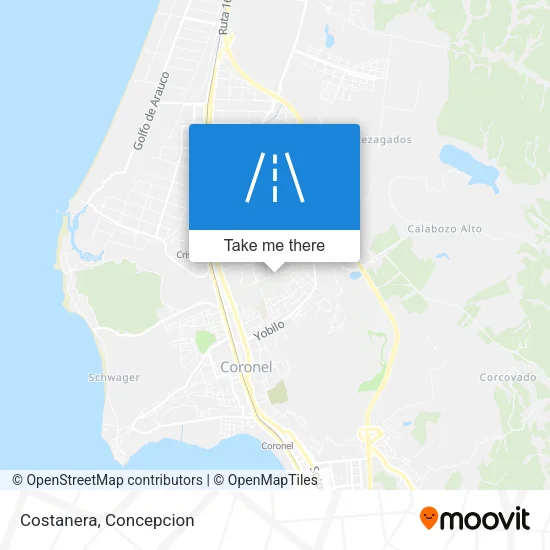 Mapa de Costanera
