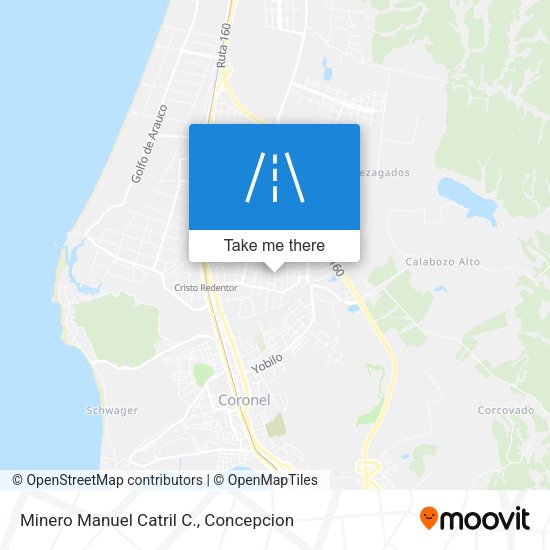 Minero Manuel Catril C. map