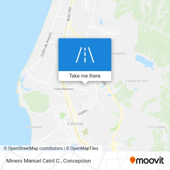 Minero Manuel Catril C. map