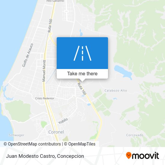 Juan Modesto Castro map
