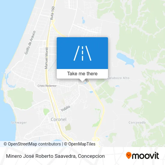 Mapa de Minero José Roberto Saavedra
