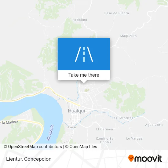 Mapa de Lientur