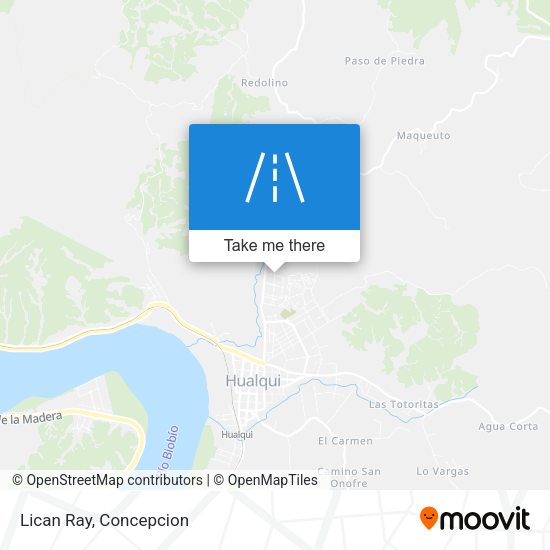 Mapa de Lican Ray
