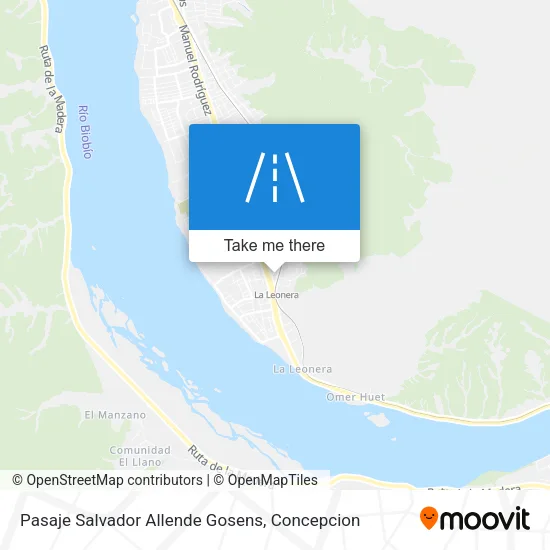Mapa de Pasaje Salvador Allende Gosens