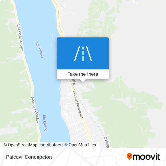Paicaví map