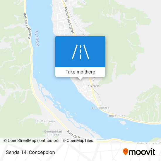 Mapa de Senda 14