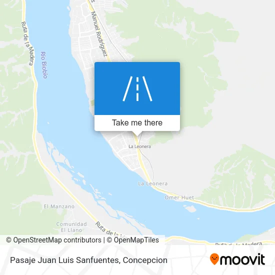 Pasaje Juan Luis Sanfuentes map