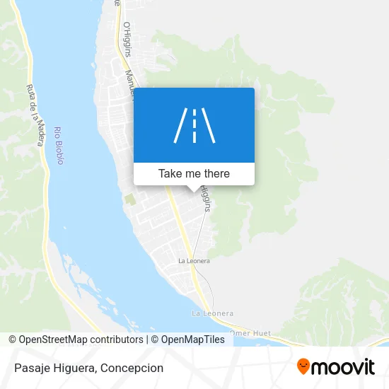 Mapa de Pasaje Higuera