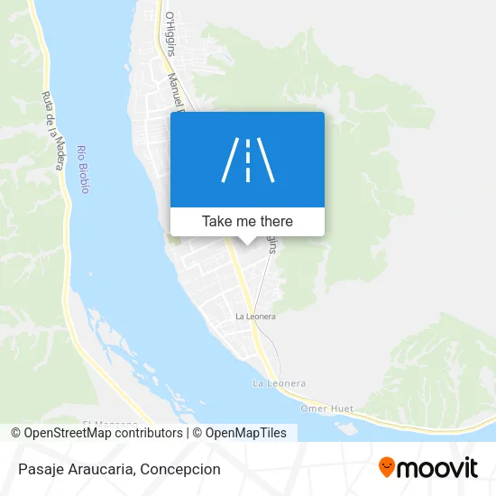 Mapa de Pasaje Araucaria