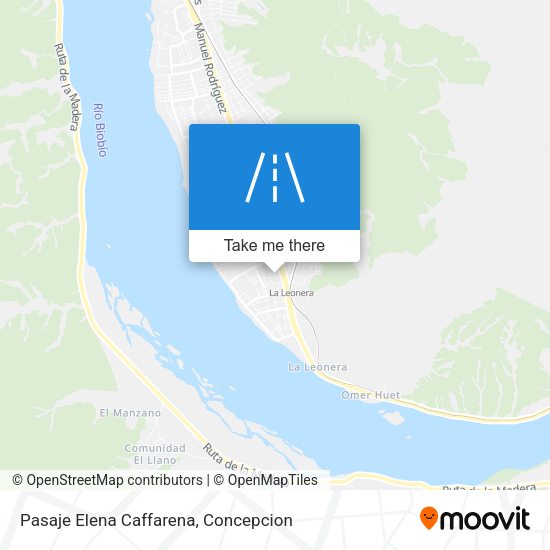 Mapa de Pasaje Elena Caffarena