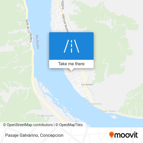 Mapa de Pasaje Galvarino