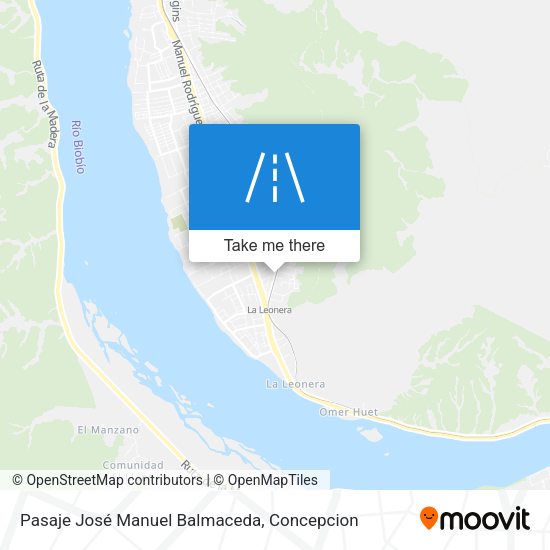 Pasaje José Manuel Balmaceda map