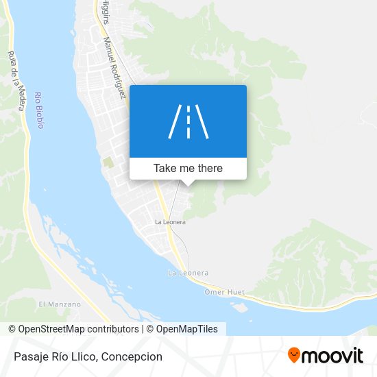 Pasaje Río Llico map