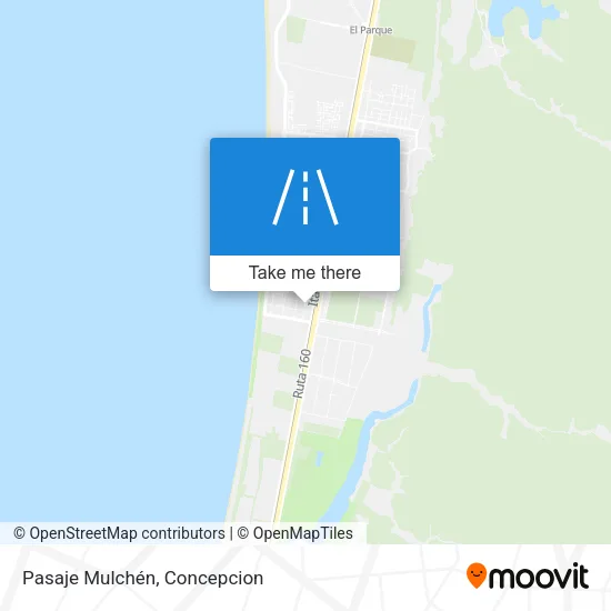 Mapa de Pasaje Mulchén