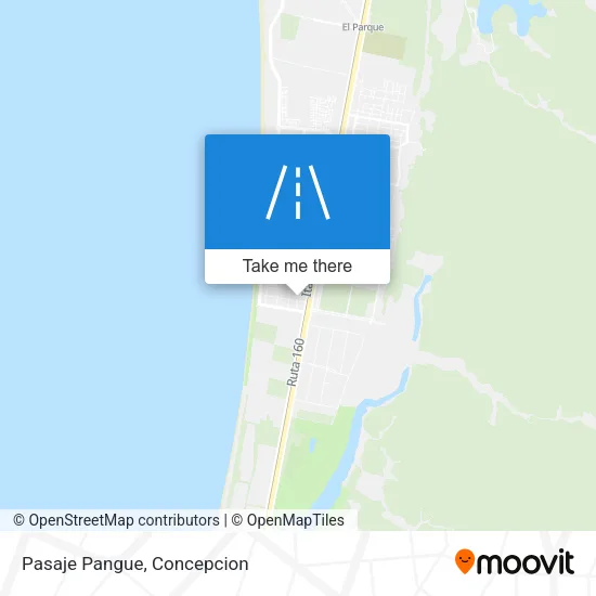 Mapa de Pasaje Pangue
