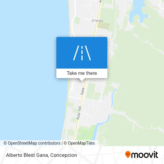 Mapa de Alberto Blest Gana