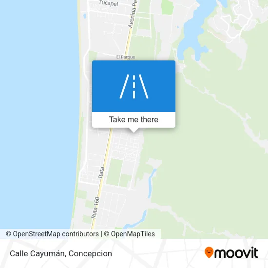 Mapa de Calle Cayumán