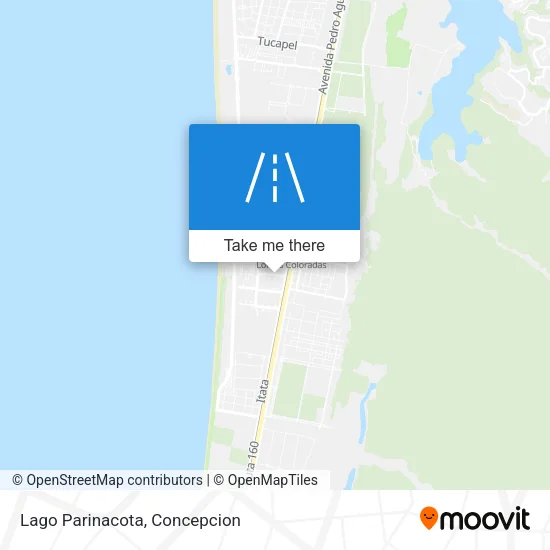 Lago Parinacota map