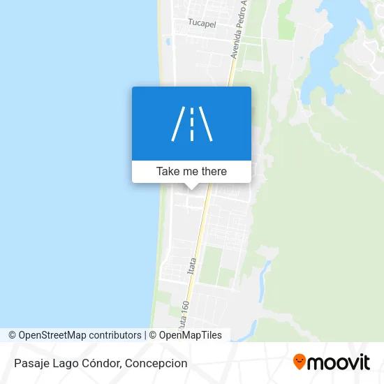 Pasaje Lago Cóndor map