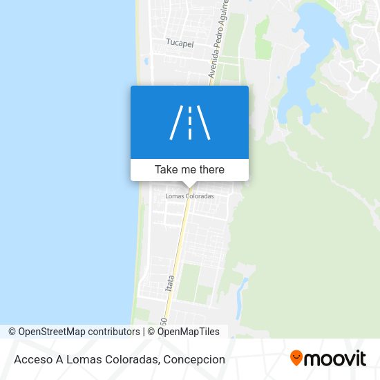 Acceso A Lomas Coloradas map
