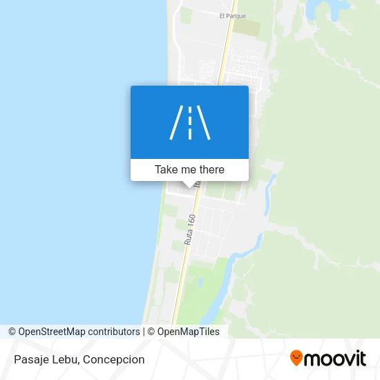 Mapa de Pasaje Lebu