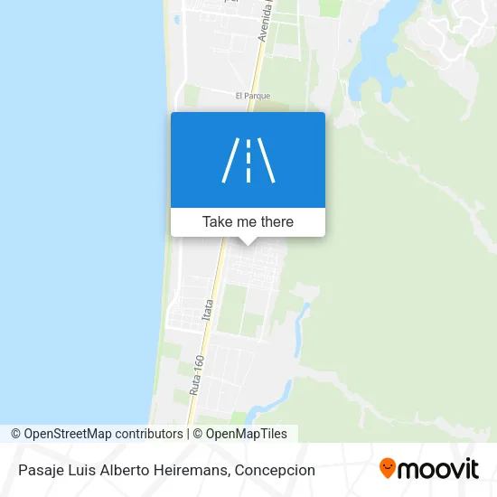 Mapa de Pasaje Luis Alberto Heiremans