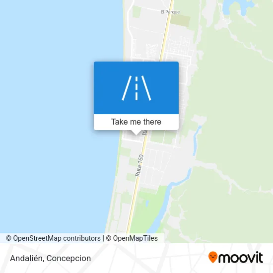 Andalién map