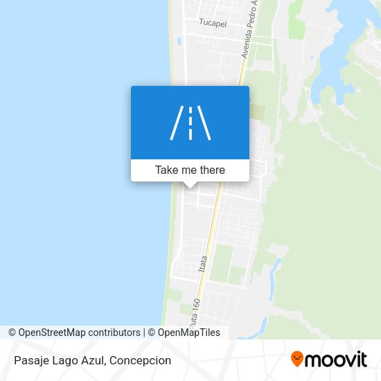Mapa de Pasaje Lago Azul