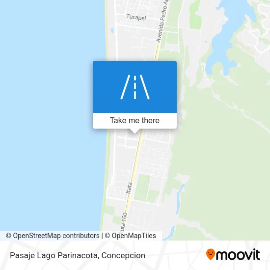 Mapa de Pasaje Lago Parinacota