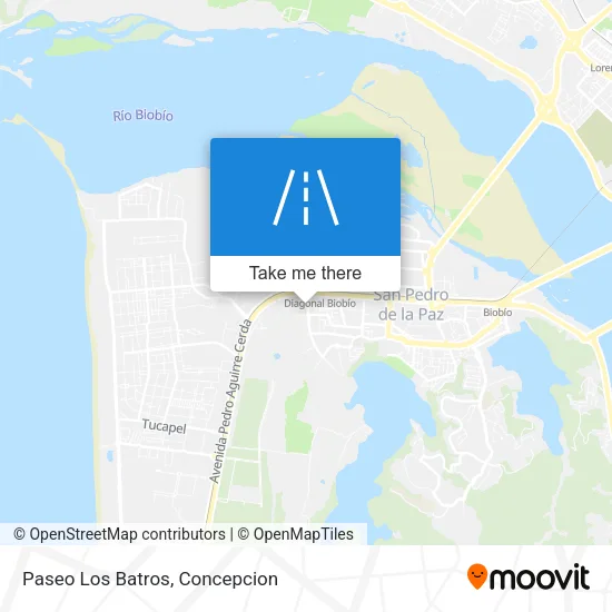 Mapa de Paseo Los Batros
