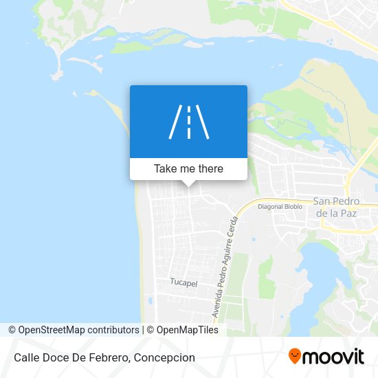 Mapa de Calle Doce De Febrero