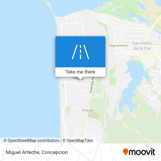 Mapa de Miguel Arteche