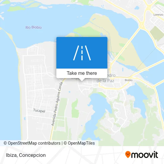 Mapa de Ibiza