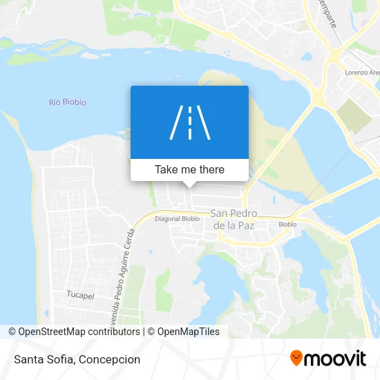 Santa Sofia map