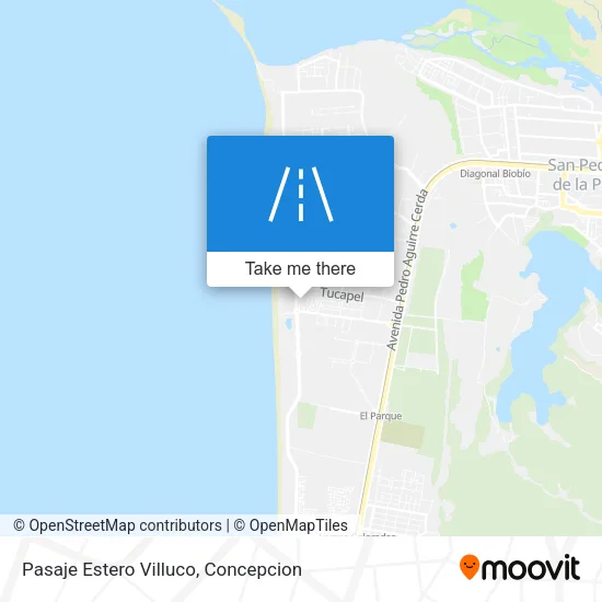 Mapa de Pasaje Estero Villuco