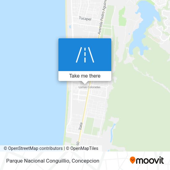 Parque Nacional Conguillio map