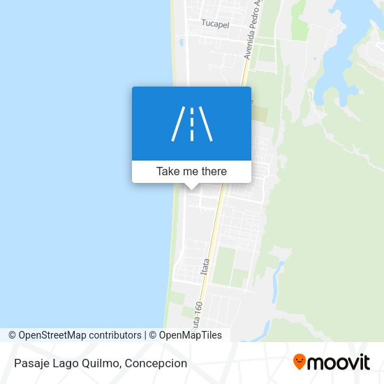 Pasaje Lago Quilmo map