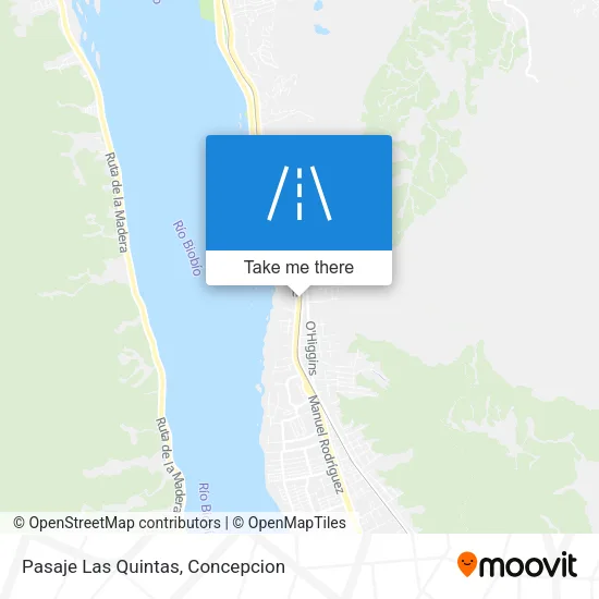 Mapa de Pasaje Las Quintas