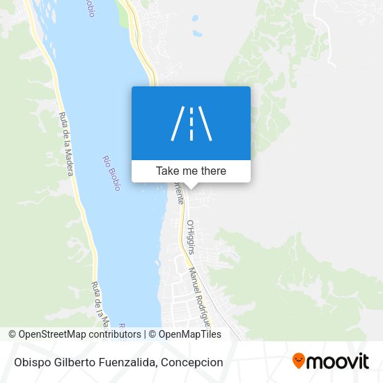 Obispo Gilberto Fuenzalida map